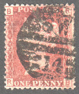 Great Britain Scott 33 Used Plate 85 - RB - Click Image to Close